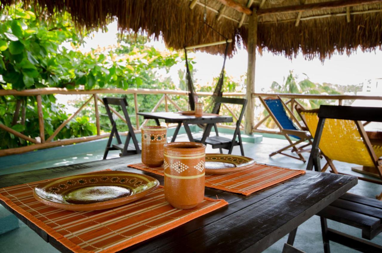 Casa Almendro Hotel Tulum Pueblo Buitenkant foto