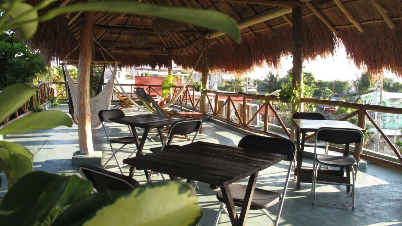 Casa Almendro Hotel Tulum Pueblo Buitenkant foto